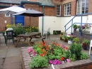 A courtyard garden